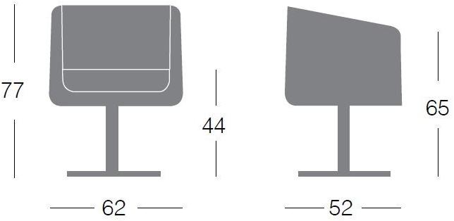 Segis Кресло поворотное с подлокотниками  I828  - Вид №3