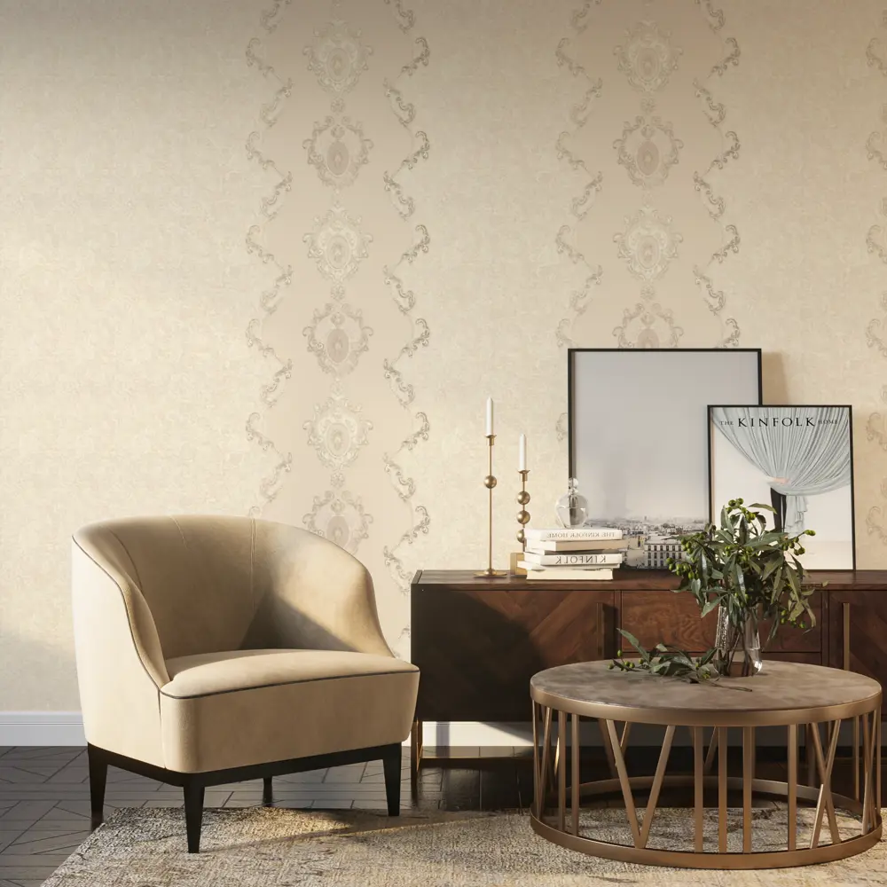 Обои флизелиновые Palitra Life Khiva светло-бежевые 1.06 м PL71772-21 STLM-2101034 - Вид №2