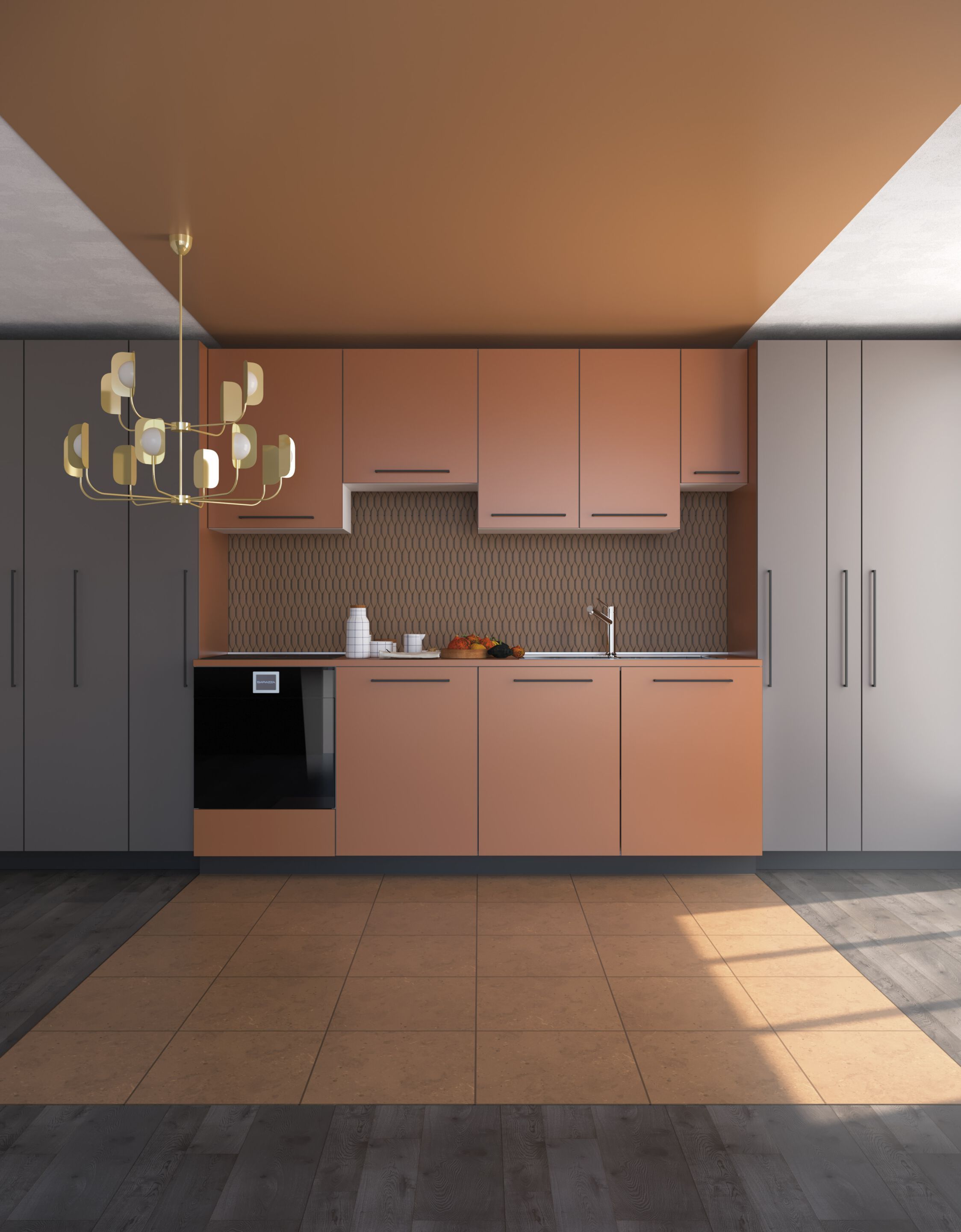 Кухня в HPL De Rosso For_Me ARCH-00098399 - Вид №2