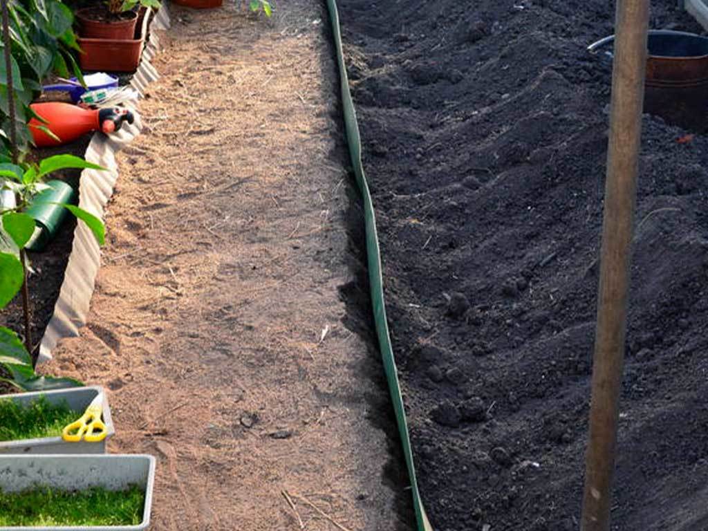 Лента бордюрная 750 мм x 10 м, 2 мм ГеоПластБорд GPBST-55 - Вид №2