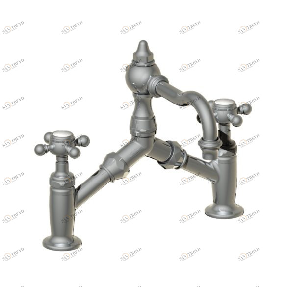 01.227 Смеситель для раковины на 2 отверстия HORUS Range Julia Victoria 