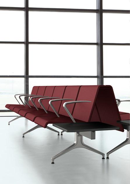 Sesta Сиденье на кожаной балке с подлокотниками Linate Li-008x3 - Вид №1