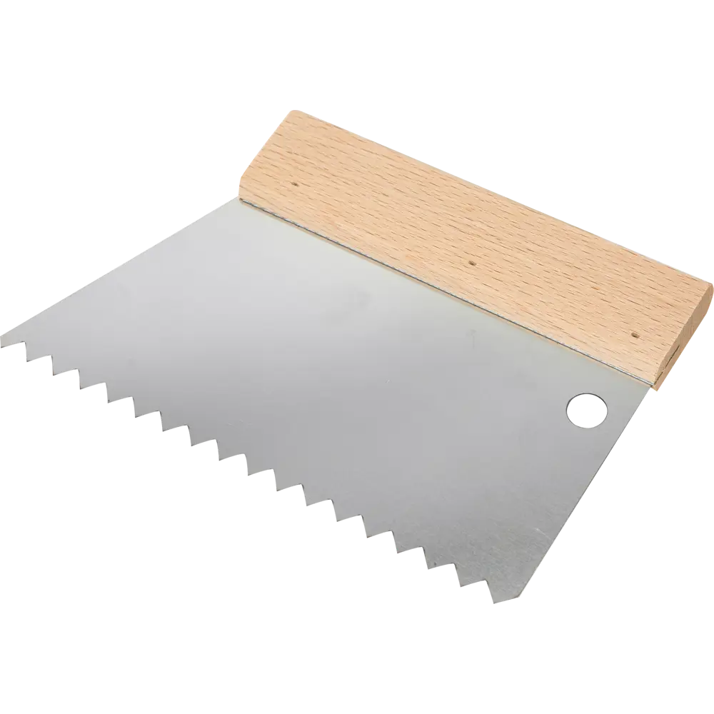 Шпатель зубчатый Dominus 180 мм для клеевых составов 81952428 STLM-0014868