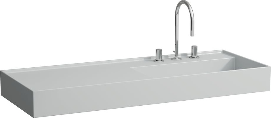 H8133330001121 Раковина, полочка слева, со специальным скрытым сливом LAUFEN PRO - Вид №9