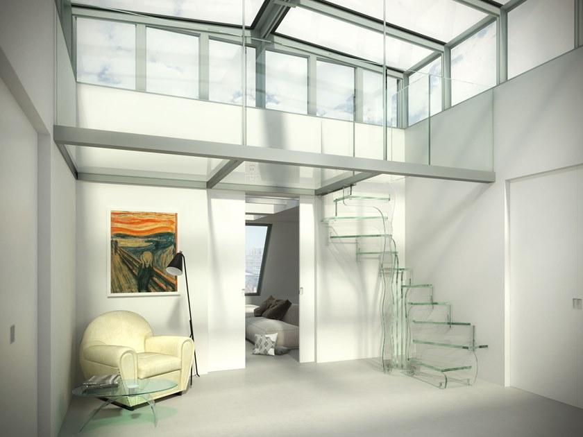 Siller Treppen Винтовая стеклянная лестница со светодиодной подсветкой sun-id-1360372 - Вид №1