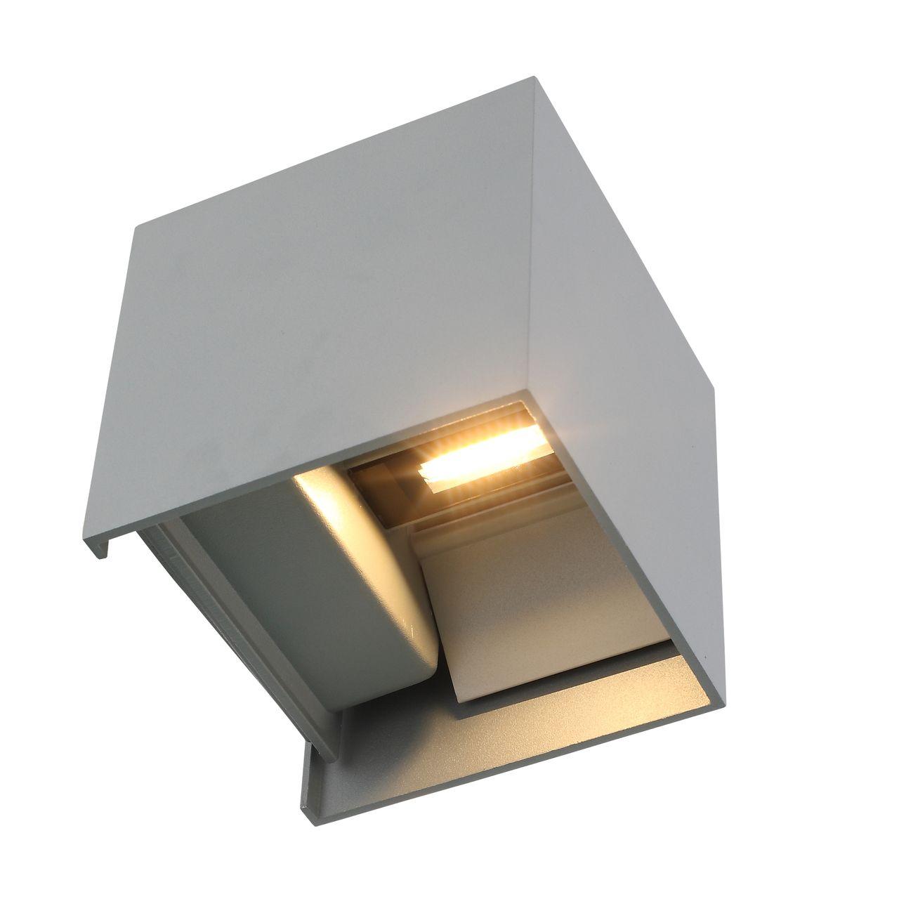 Уличный настенный светодиодный светильник ST Luce Staffa SL560.701.02 ST LUCE STAFFA 272753 Серый  - Вид №1