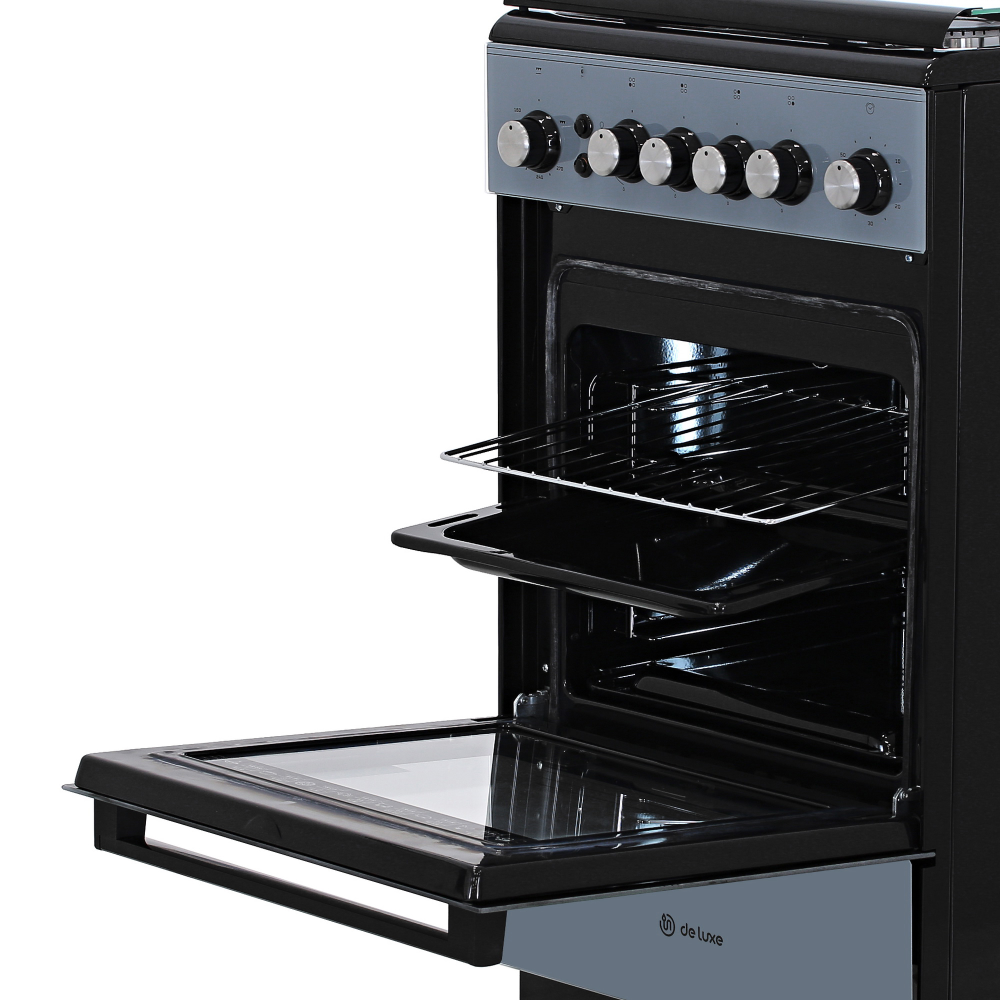 9983913 Газовая плита De Luxe 506040.23г (кр) ЧР-002 серый STDN-0026790 - Вид №5