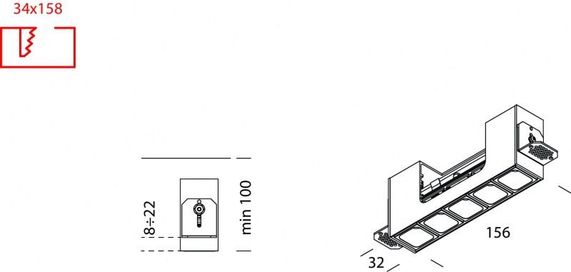 Lucifero's Многофункциональный встраиваемый светодиодный светильник Leva sun-id-1487469 - Вид №7