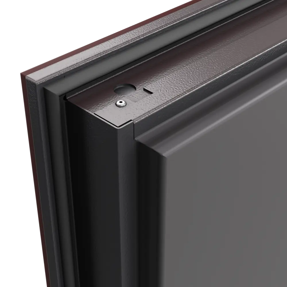 Дверь металлическая Термо РР Стекло, 950 мм, левая, цвет серый TOREX STLM-2129658 - Вид №9