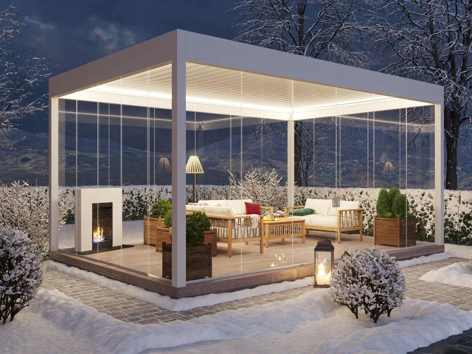 Самонесущая пергола из алюминия с поворотными пластинами Belle Pergole Beauty ARCH-00104605 - Вид №4