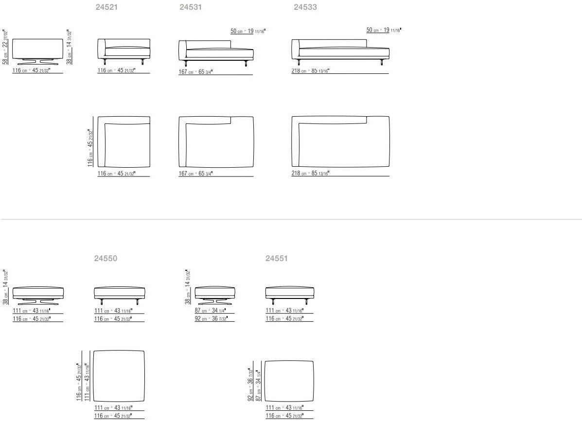 Flexform Модульный угловой диван из ткани sun-id-1424130 - Вид №8