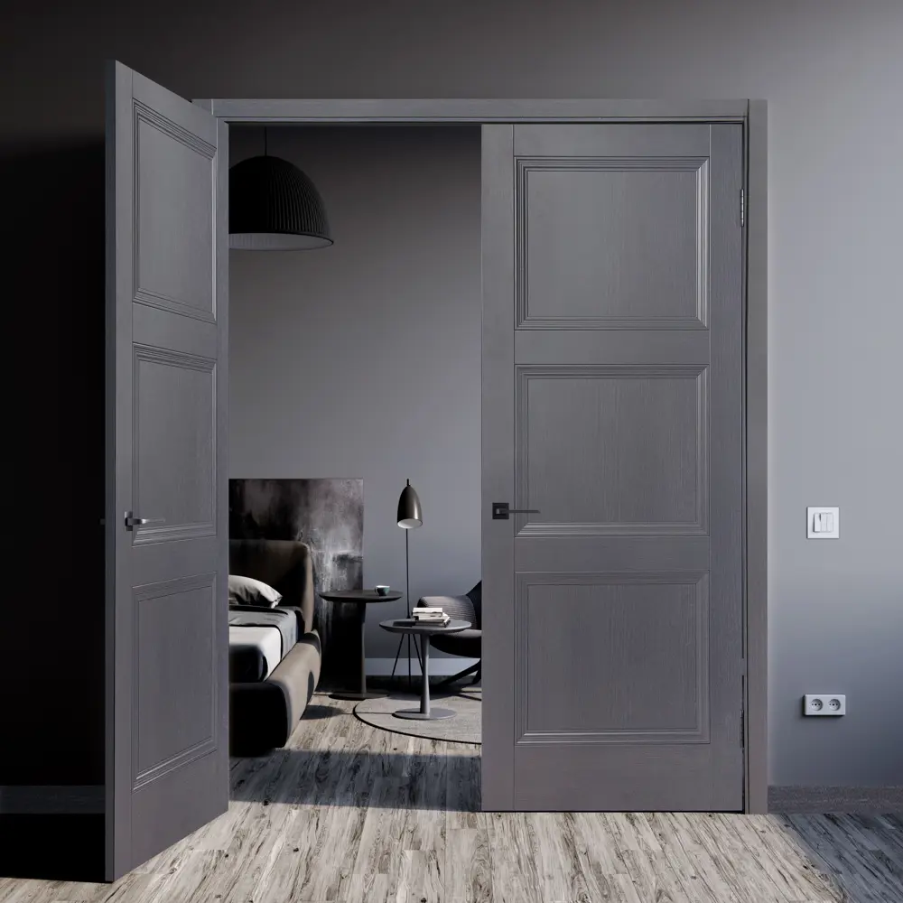 Комплект двери трилло глухая 60x200 см Hardflex цвет грей легно без доборов 89432045 STLM-2071951 МАРИО РИОЛИ  - Вид №2