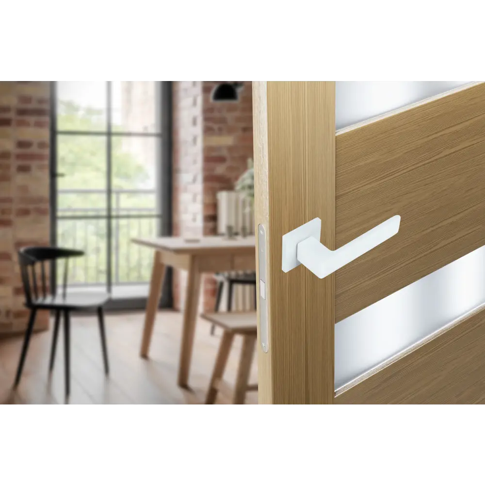 Дверные ручки EDSON EDS-179H-Q2 в белом цвете 85170513 STLM-0059409 - Вид №8