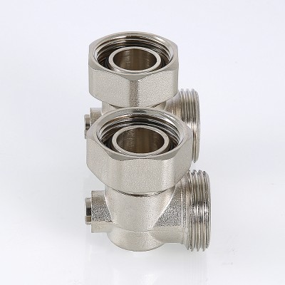 VT.345.NA.05 Узел нижнего подключения радиатора угловой Valtec 3/4", «евроконус»  - Вид №8