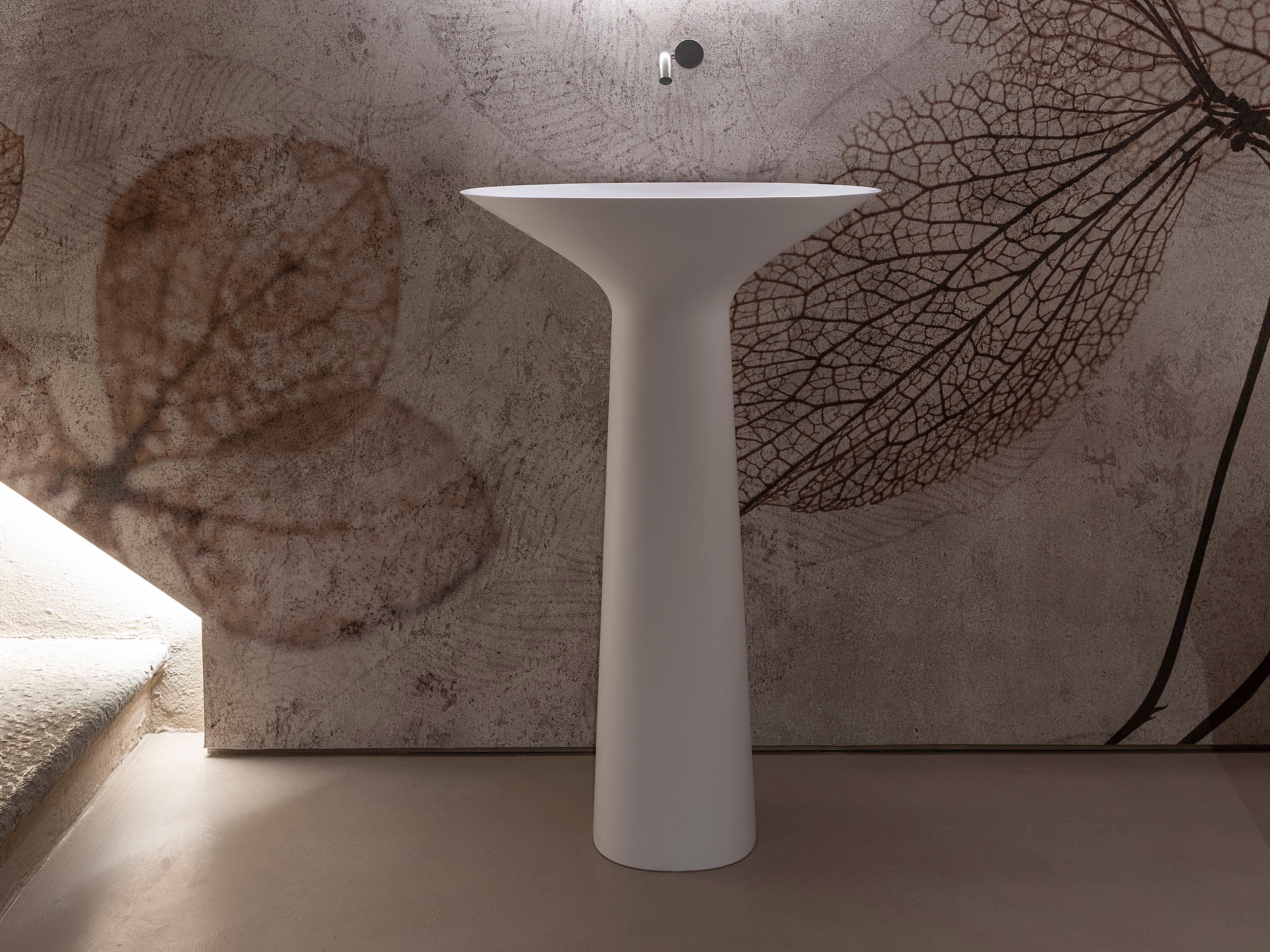 Отдельно стоящая раковина из Cristalplant® Ideagroup ROYAL ARCH-00087374