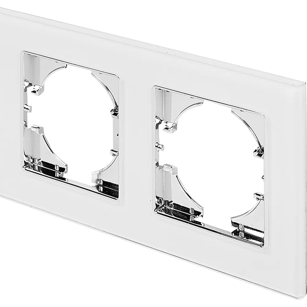 Двухпостовая рамка GUSI Electric Ugra для розеток и выключателей 86408197 STLM-0068770 - Вид №1