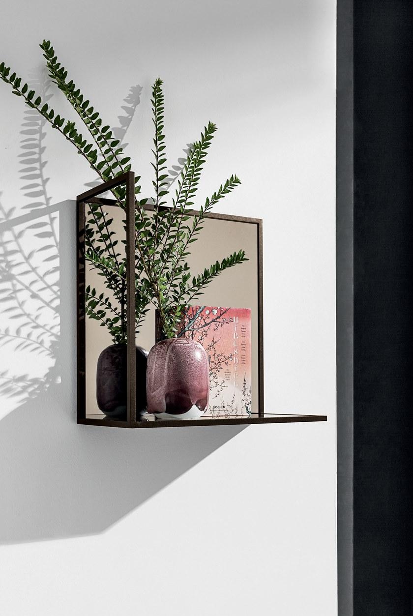 Sovet italia Квадратное настенное зеркало с полкой Helia sun-id-1422689 - Вид №1