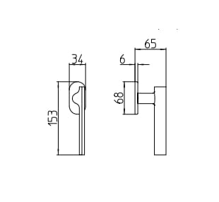 Оконная ручка DK Mandelli1953 Ара ARCH-00127893 - Вид №2