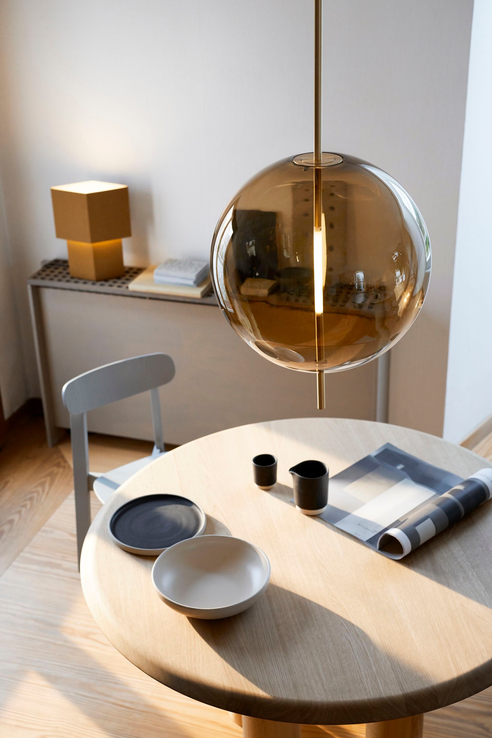 Алюминиевый и стеклянный подвесной светильник Pholc Кандинский ARCH-00129283 - Вид №4