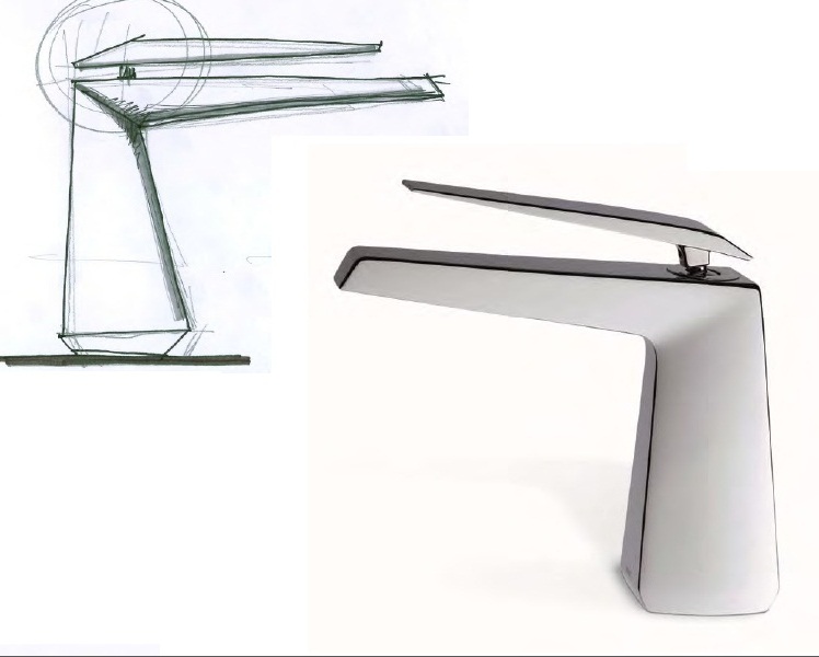 4971 1 O2 Смеситель для раковины низкий цвет хром Mamoli O 2 38137 - Вид №3