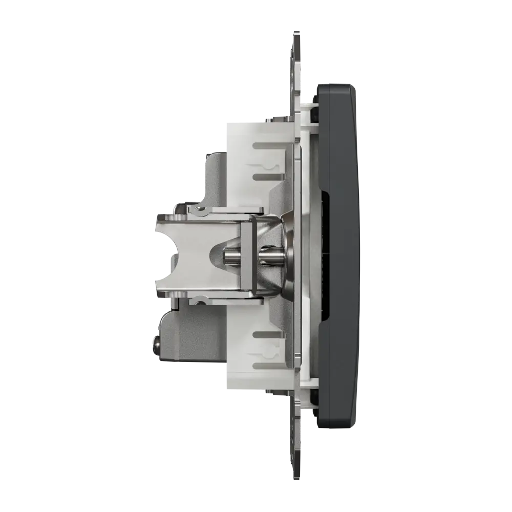 Розетка телевизионная оконечная встраиваемая Systeme Electric SednaDesign, цвет антрацит STLM-2033204 - Вид №3