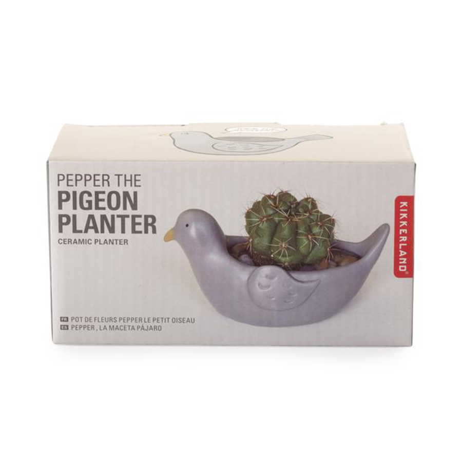 PL16 Кашпо pepper the pigeon Kikkerland  - Вид №2