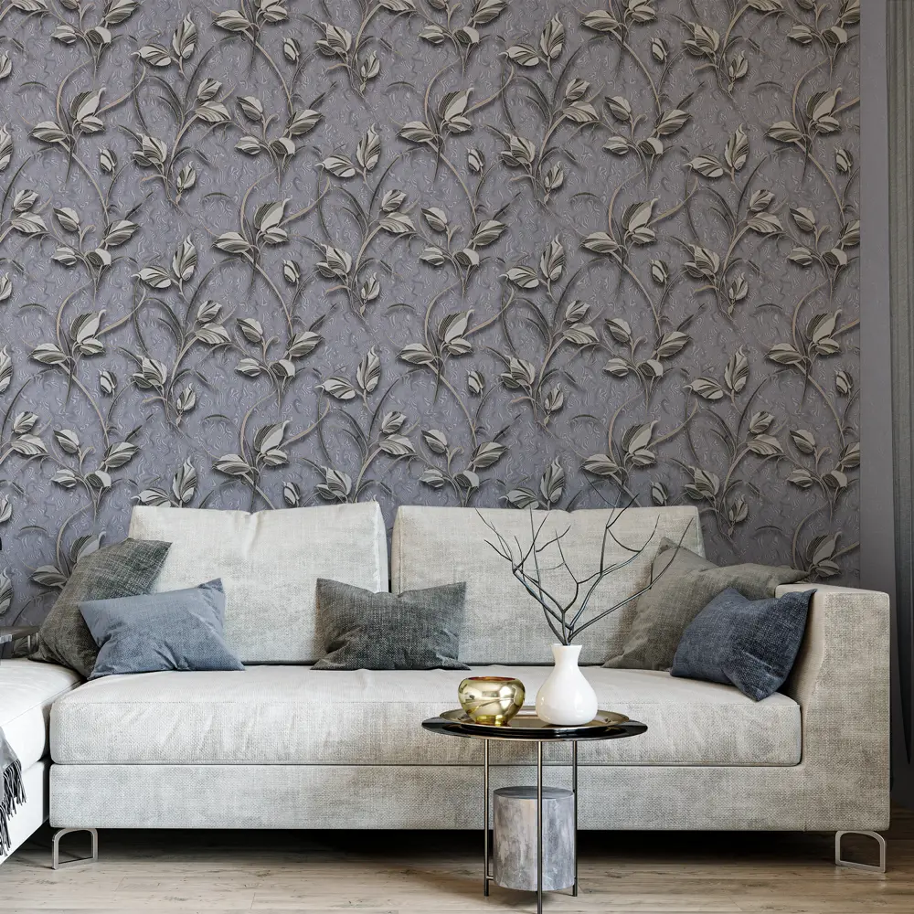 Обои флизелиновые Alsace серые 1.06 м PL71750-44 PALITRA LIFE STLM-2037257 - Вид №2