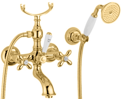 Смеситель MIGLIORE Princeton Plus ML.PRP-8002.CRDO для ванны /душа - хром/золото  - Вид №1