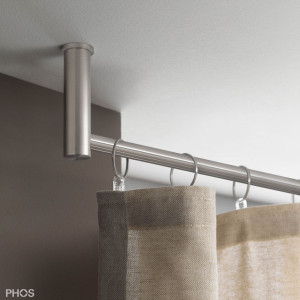 VS20-80E2000-D Комплект карнизов: 200 см с 2 концевыми кронштейнами (короткое расстояние до потолка) PHOS