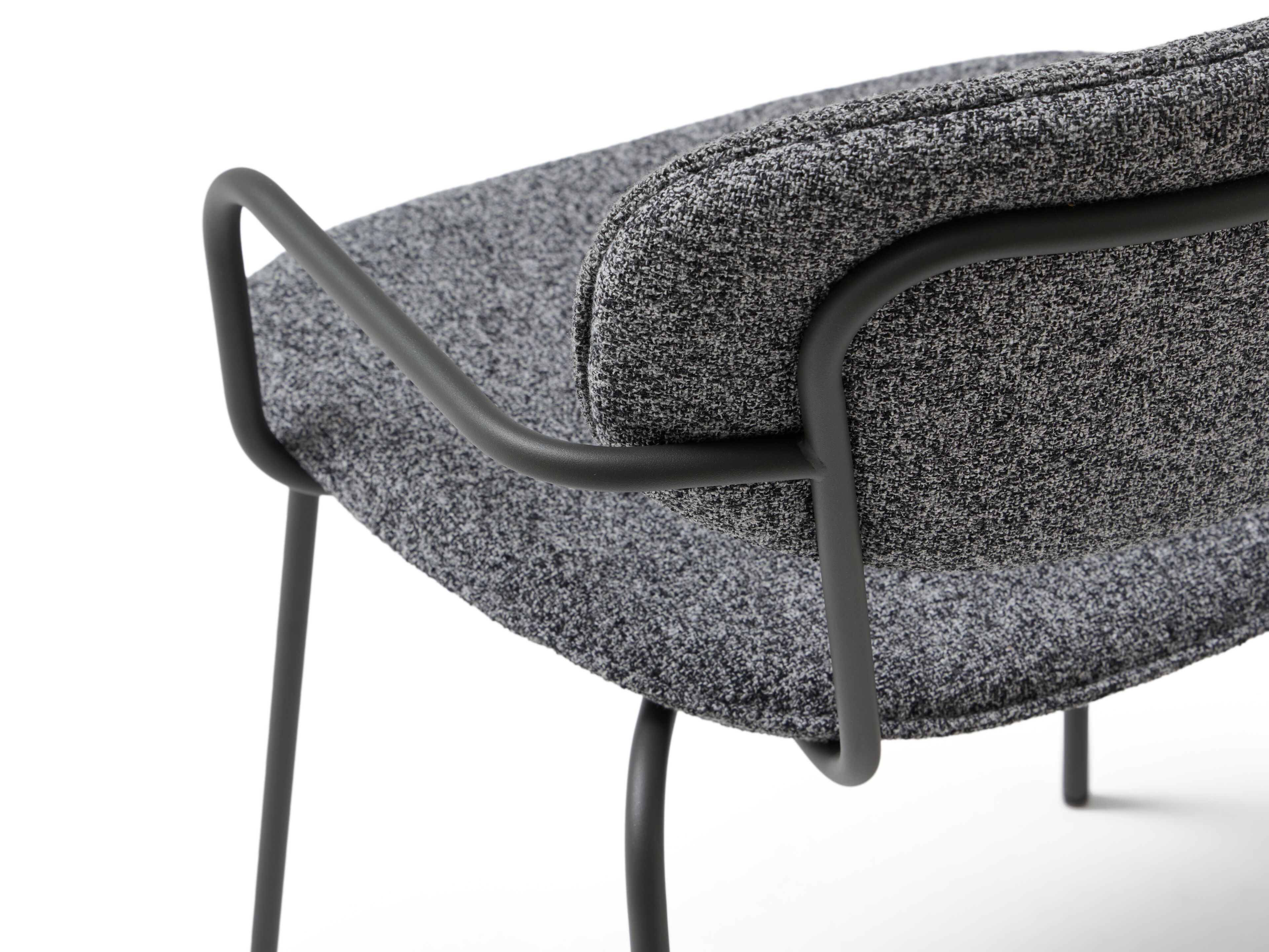 Мягкий тканевый стул с подлокотниками MOBLIBERICA Silueta ARCH-00108279 - Вид №10