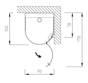 WE246.TR06LUC Kuma Сollection душевая кабина  Samo 42497 - Вид №1