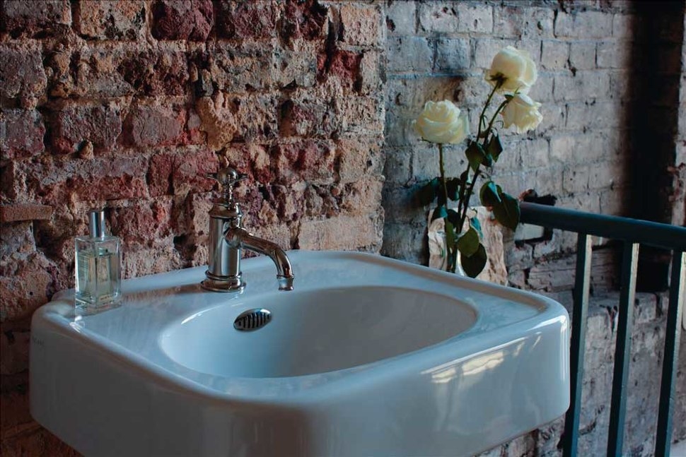 Раковина 600мм с тумбой, цвет песочный Arcade Burlington ARC600 1TH, ARC9C - Вид №6