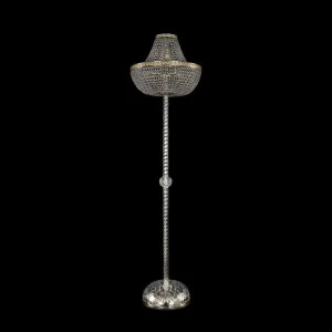 Торшер хрустальный на 8 ламп 172х45 см прозрачно-золотистый Bohemia Ivele 19051T3/H/45IV-172 G BOHEMIA IVELE ЭЛИТНЫЕ 00-3889509 Золото;прозрачный