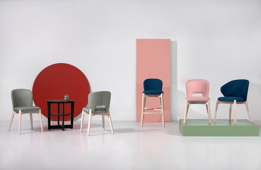 Fenabel Стул из мягкой ткани Elicia sun-id-1391851 - Вид №1