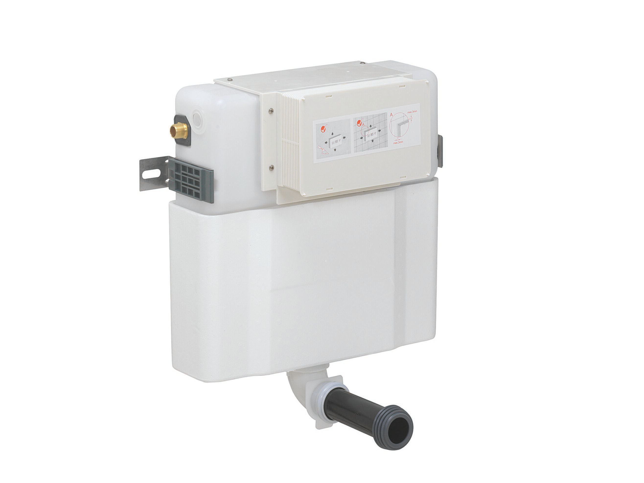 Пластиковый утопленный сливной ящик CROSSWATER WCC47X46+2 ARCH-00023448 - Вид №1