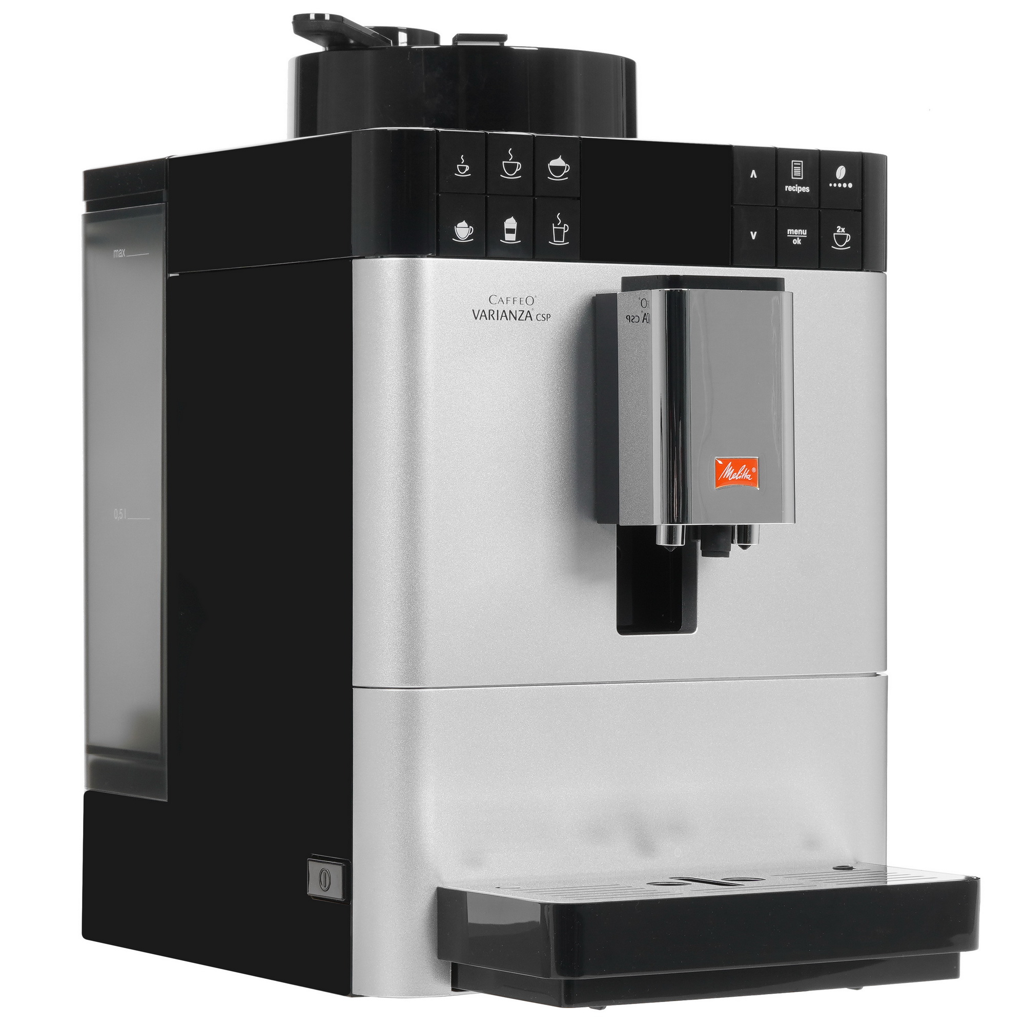 7933566 Кофемашина автоматическая Melitta Caffeo Varianza CSP F 570-101 серебристый STDN-0036924