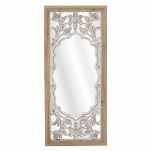 Зеркало настенное 32х72 см коричневое Geometry TO4ROOMS GEOMETRY 00-3893940 Коричневый