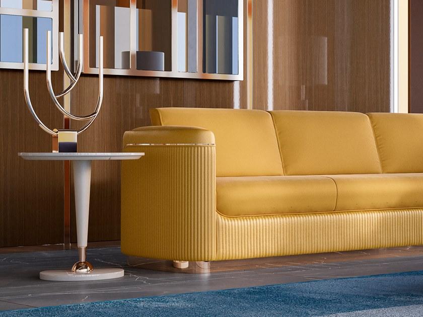 VOLPI Круглый деревянный журнальный столик Luigi volpi Lv-41002 - Вид №1