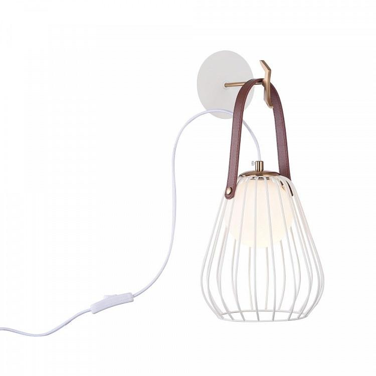 MAYTONI Настенный светильник из кожи Indiana Mod544wl - Вид №3