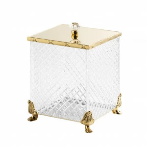 FS08C-671 FS08C-671 Квадратный контейнер с крышкой БИН Cristal & Bronze BINS
