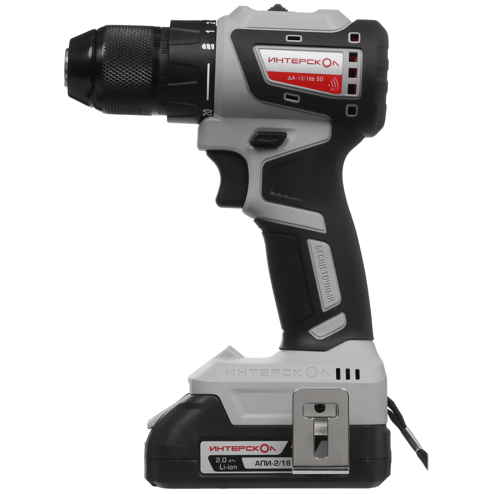 Дрель-шуруповерт Интерскол ДА 13/18В 50 АПИ 18V 9084837 STDN-0096780