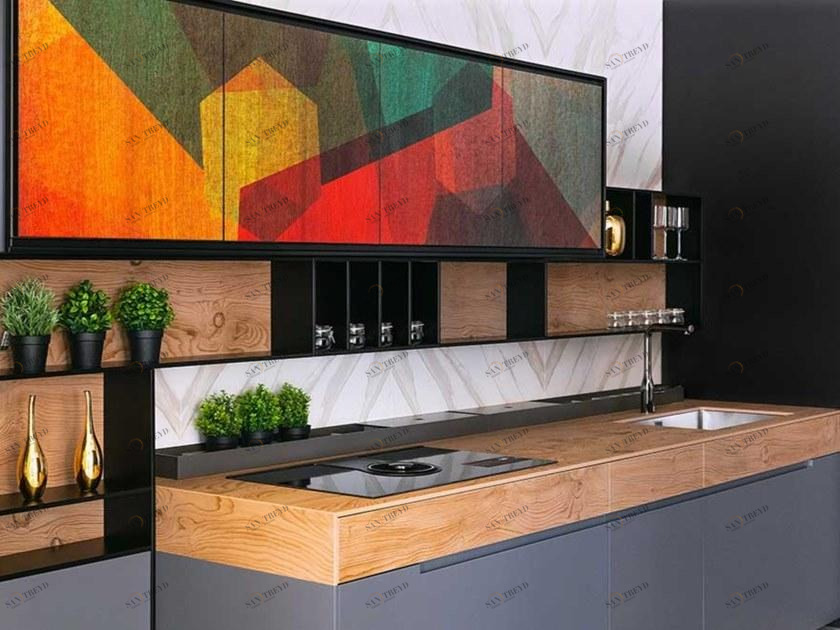 Maiullari Линейная кухня на заказ Fusion sun-id-1490268