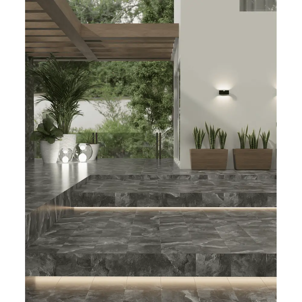 Глазурованная клинкерная плитка Керамин Касл Рок 5 29.8x29.8 см 1.51 м² матовая цвет графит Без серии STLM-2132320 - Вид №8