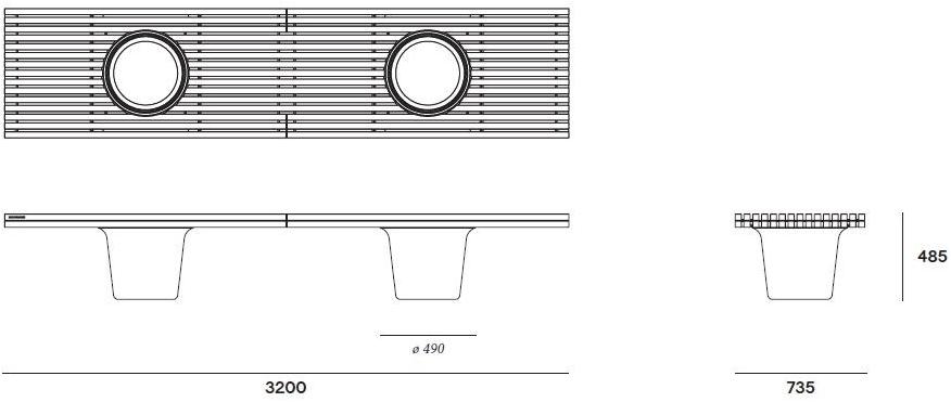 Extremis Деревянная садовая скамейка sun-id-1511720 - Вид №6