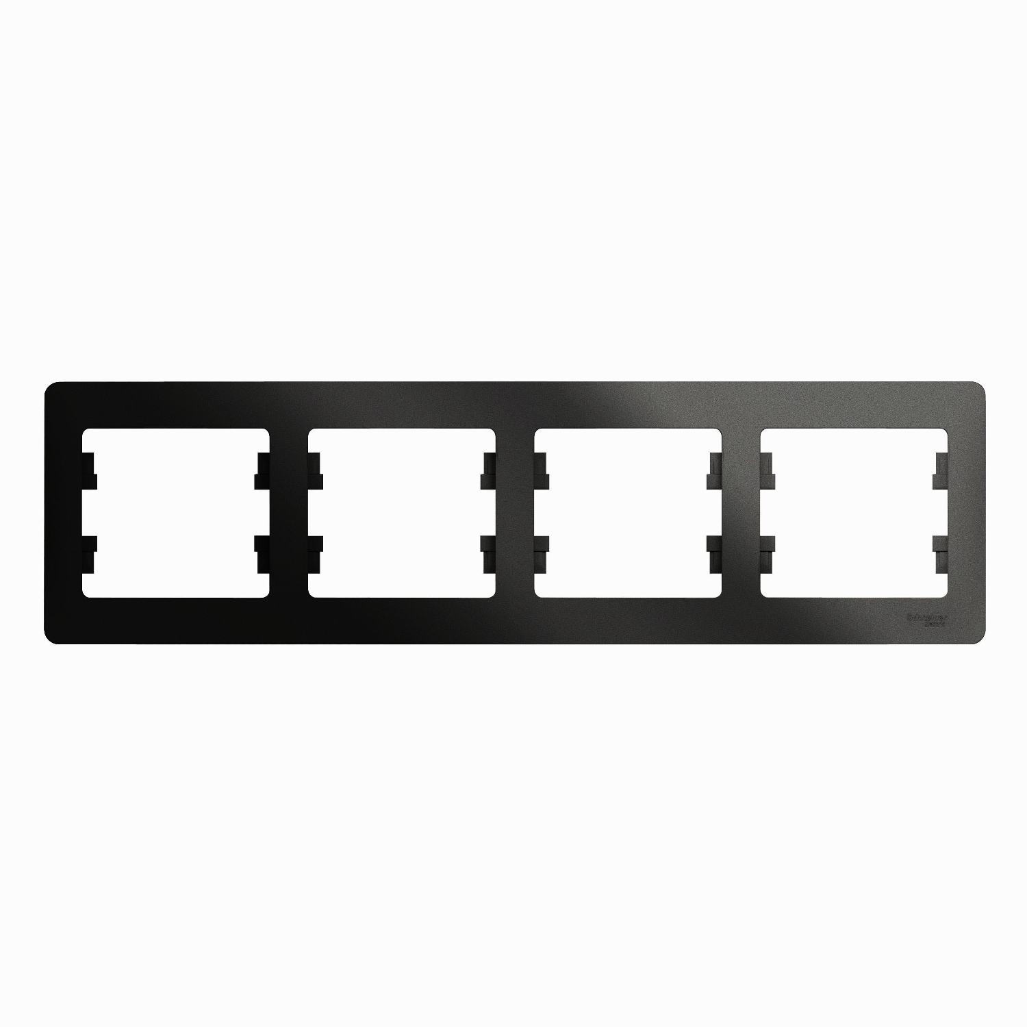 GSL000704 Рамка 4 поста , горизонтальная, антрацит Schneider Electric Glossa 