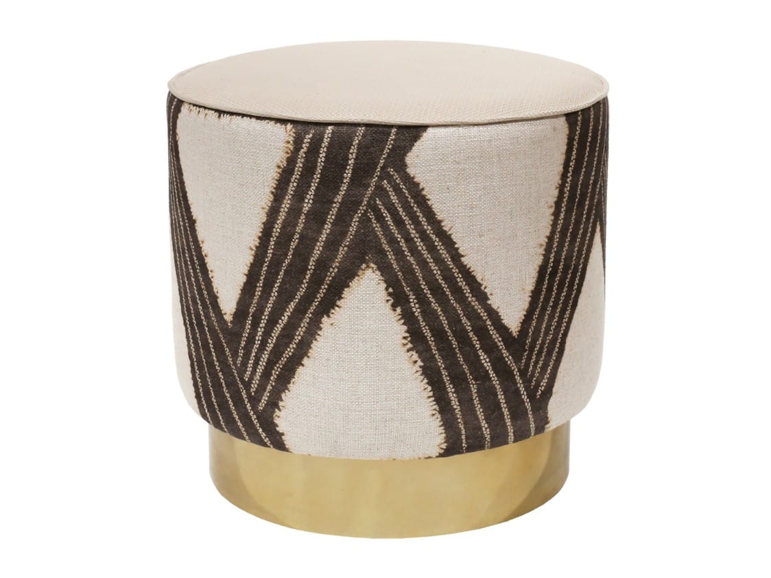 Круглый пуф из ткани ANA ROQUE INTERIORS Elegance ARCH-00150335