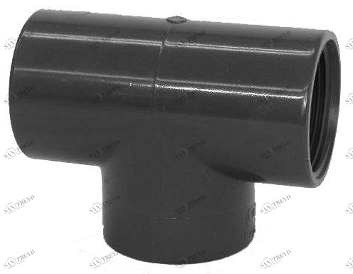 SANIT 470202511 90 ° PVC-U, резьбовое гнездо тройник 
