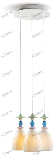Lladró Светодиодный подвесной светильник из фарфора Mademoiselle 01023551