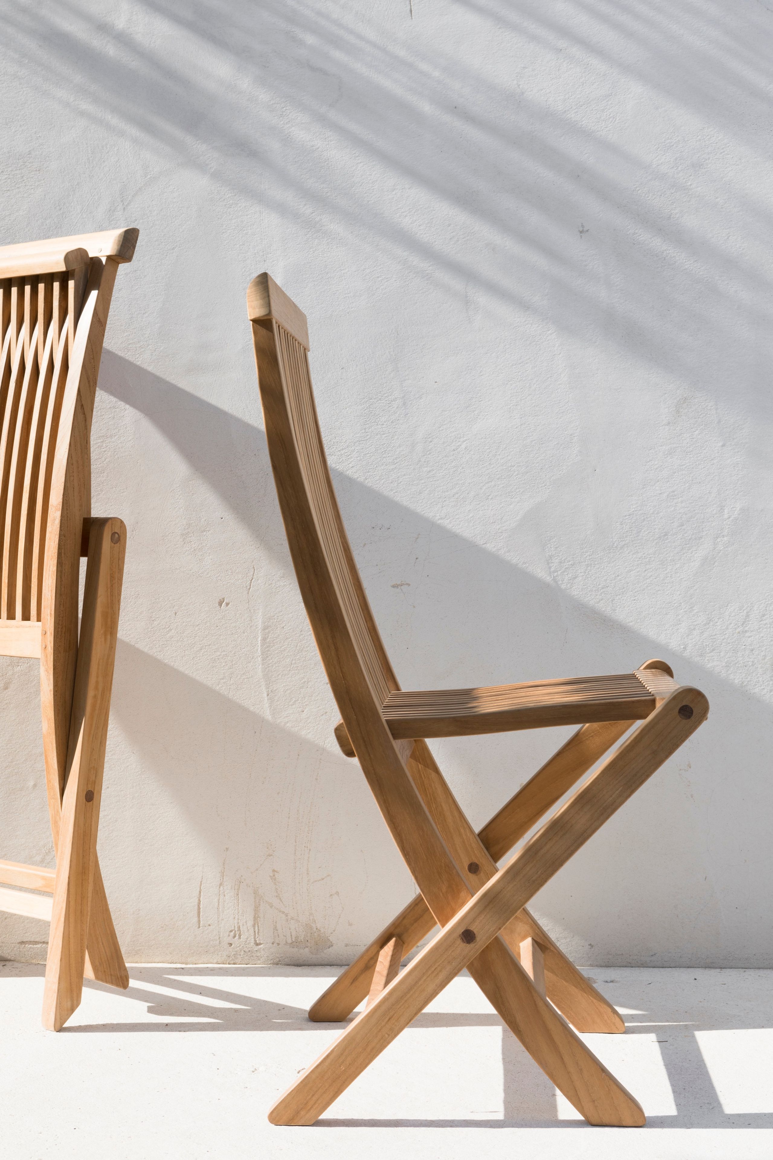 Складной стул из тикового дерева Unopiù Chelsea ARCH-00043578 - Вид №3