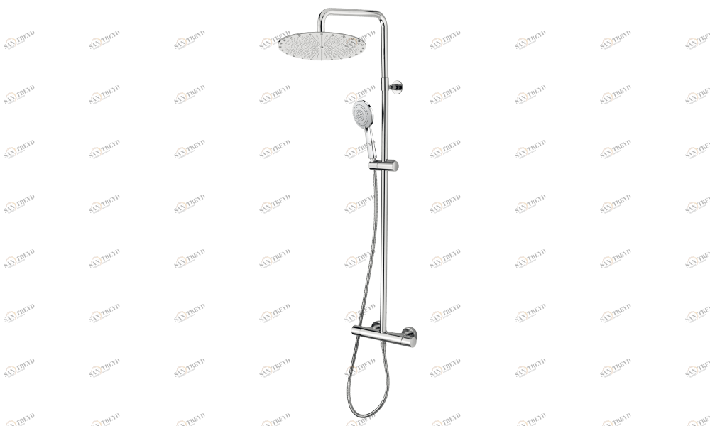 L20013 Душевая колонна PARIS Ø 300 mm - Monocomando BOSSINI 